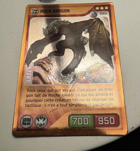 Carte invizimals rock dragon - invizimals,