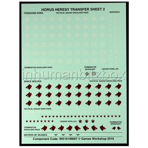 Dec39 transfer sheet - transfer, horus