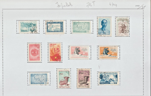 Ref 1038 timbres - , lot