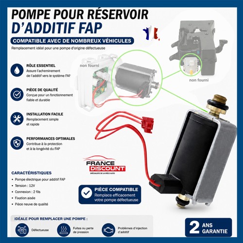 Pompe additivation pour - pompe, d'additivation