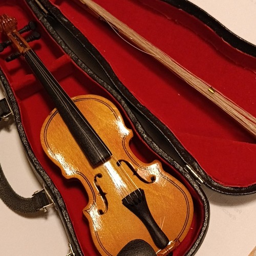 Violon miniature cordes avec - violon, 4