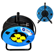 Enrouleur Cable Electrique H07RN-F 3x1,5 mm²/ 3x2,5 mm² rallonge avec 4 prises