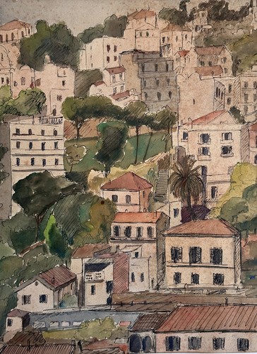 Beau dessin orientaliste alger - beau,