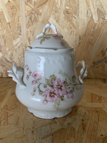 Ancien sucrier dorée fleur - ancien,