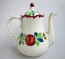 Cafetière Décor Colmar en Faïence de Sarreguemines Utzschneider & Cie 1900