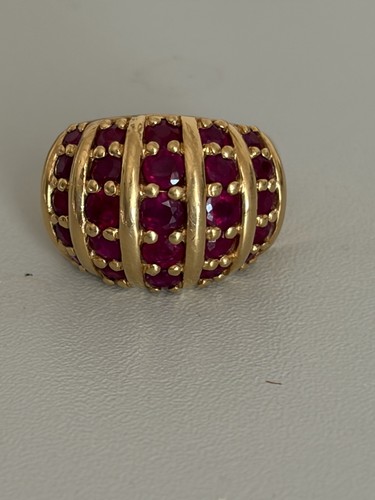 7544 bague bombée vintage - 7544,