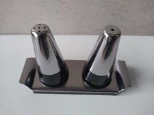 Salière Poivrière Anglaises 1974 Ensemble De Table Raffiné Sel Et Poivre Inox