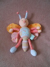 Doudou peluche papillon