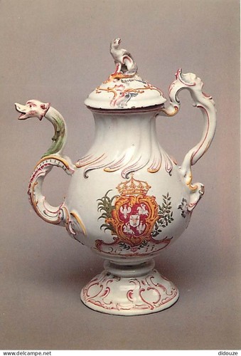 Carte postale art faience - postale,