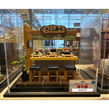 Kit diorama restaurant sushi