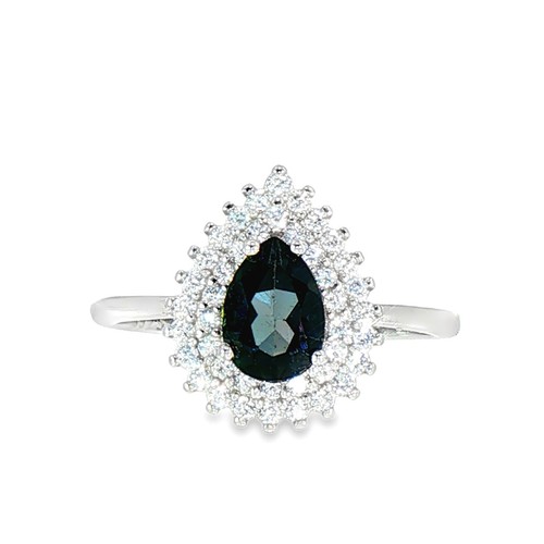 Bague poires argent - bague, en