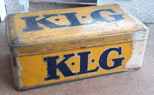 Boite metal bougie klg - boite,