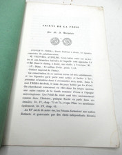DUCHALAIS TRIENS DE LA FRISE 1854 Illustré NUMISMATIQUE MEROVINGIENNE 100 EX.