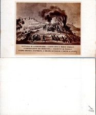 Italie, Italia, Battaglia di Castelfidardo, d'après gravure, circa 1860 CDV