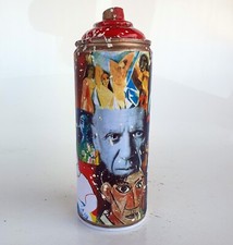 SPACO signed  BOMBE PICASSO graffiti pop STREET ART painted french pablo aero