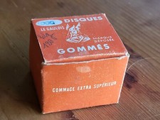 Ancienne boîte Disques Gommes LE GAULOIS  années 40-50