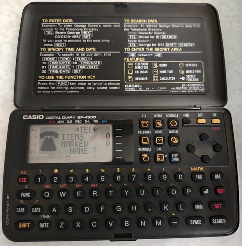 Agenda électronique casio - électronique,