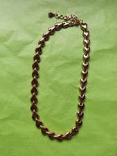 Monet collier métal doré années 80/90