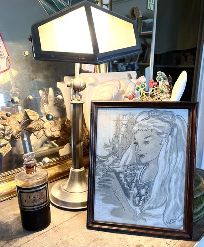 Dessin ancien crayon - crayon, +pastel