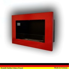 Gel et Cheminée Ethanol Fireplace Caminetti Chimenea Dublin Deluxe Royal Rouge