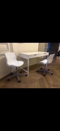 Ikea bureau ordinateur blanc - bureau, d'ordinateur