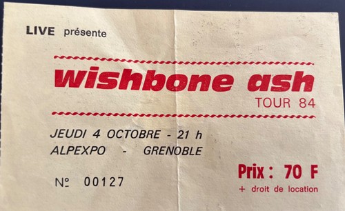 Billet concert wishbone ash - -,