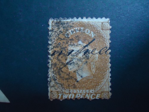 Timbre ceylan postage two - ceylan,