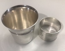 Ancien Gobelet Verre Timbale