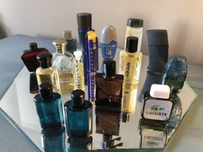 Lot de 14 mignonnettes eaux de toilette pour homme vintage années 90