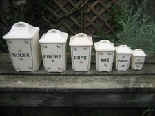 Série 6 anciens pots à