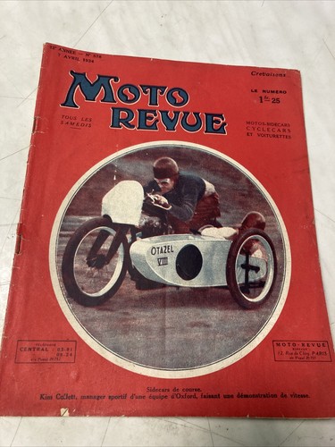 Magazine moto revue - magazine, 1934