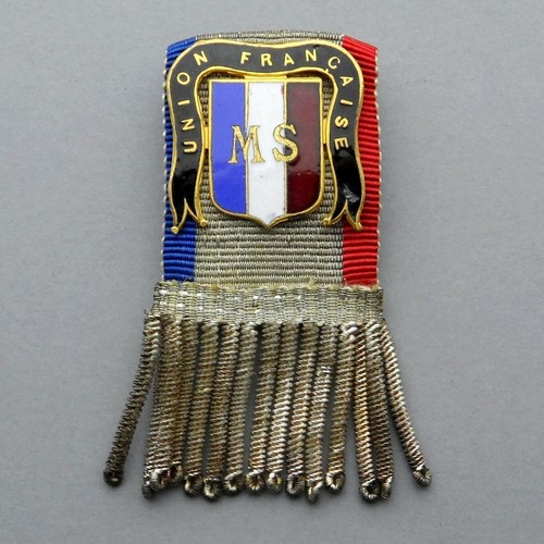 Mmédaille émaillée union - émaillée.,