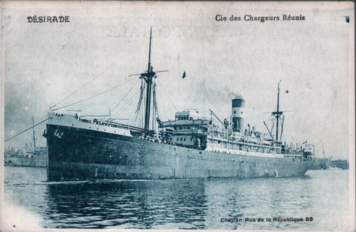 Cpa desirade paquebot - cpa,