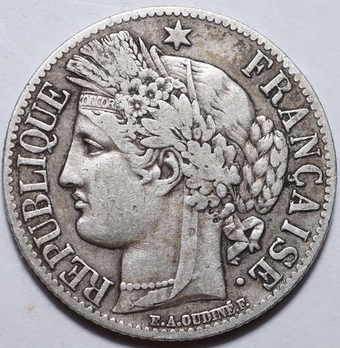 Seconde republique 1 franc - republique,
