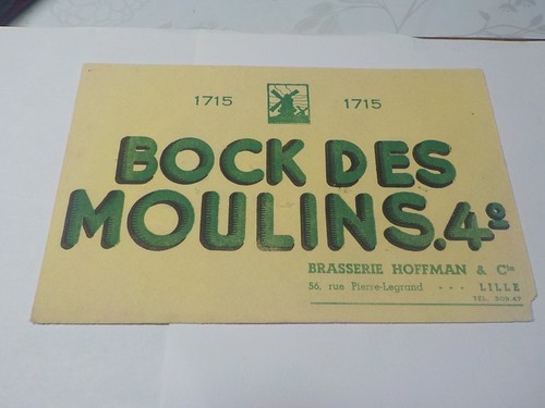 Buvard ancien biere brasserie - ancien,