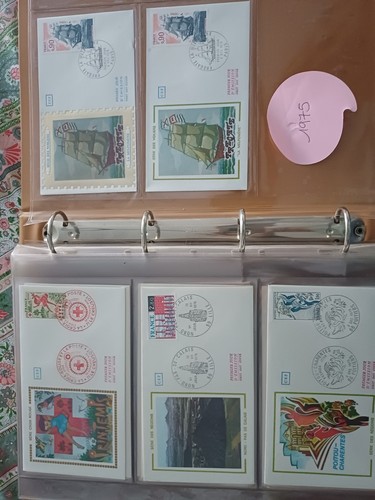 Enveloppes 1er jour soie - 74,