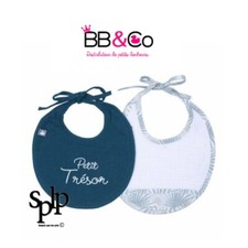BB & CO Lot De 2 Bavoirs