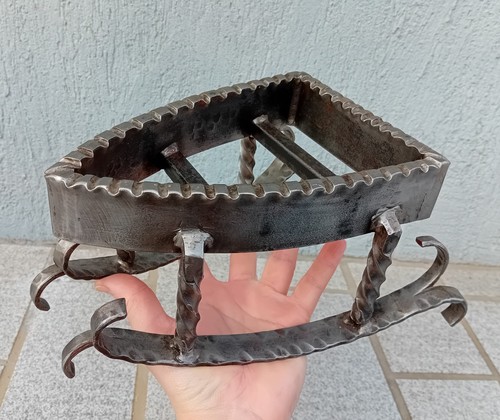 Antique iron holder - antique,