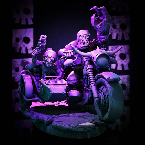 Orc bike and sidecar - and,