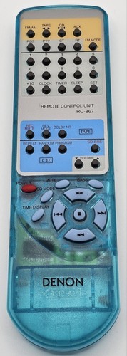 Denon 867 remote - rc-867,