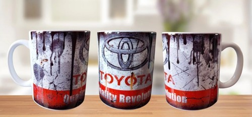 Mug toyota effet vintage - mug, toyota,