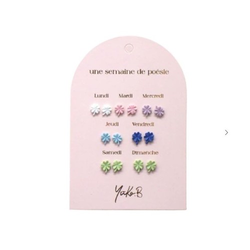 Paires boucles oreilles - 7, d’oreilles