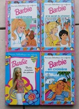 lot 4 livres Barbie Série Mini club  Première Bibliothèque des enfants Hemma 