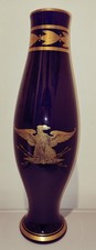 Superbe Très Grand vase Ancien Gustave ASCH (1856 - 1911)TBE Céramique 53 Cm