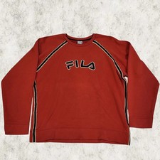 Sweat Fila Vintage Y2K Rouge