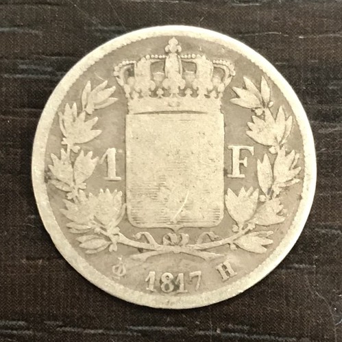 Louis xviii franc 1817 - franc, h