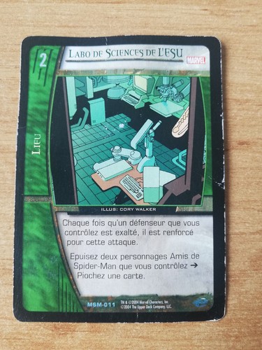 Card marvel system 2004 - vs,