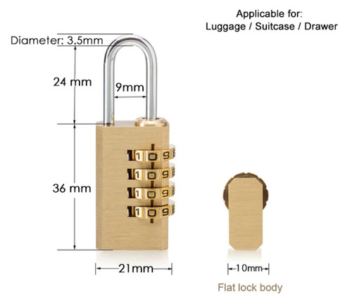 Cadenas code chiffres - -,