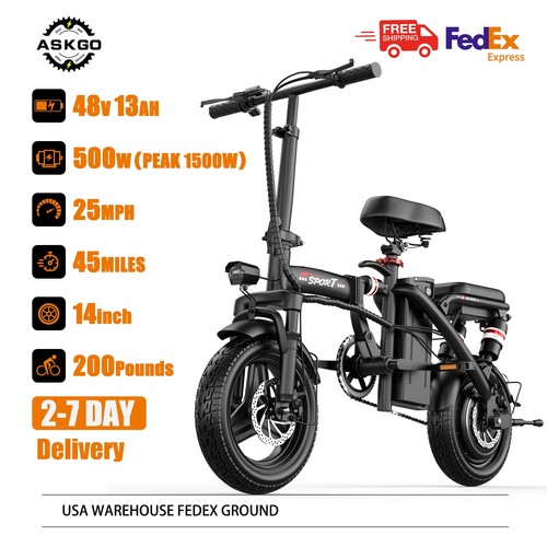 Askgo folding electric bike - askgo, 14"folding