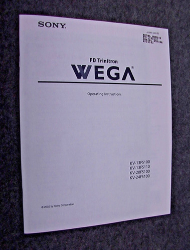 Sony trinitron wega - sony,